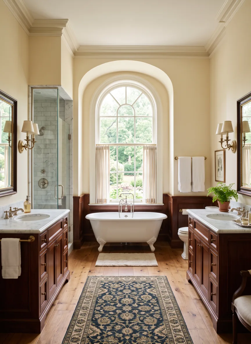 A bathroom in Traditional
