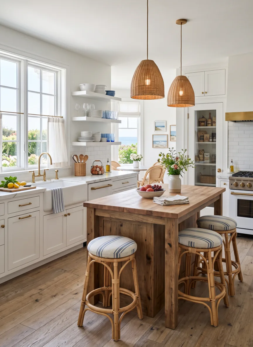 A kitchen in Coastal