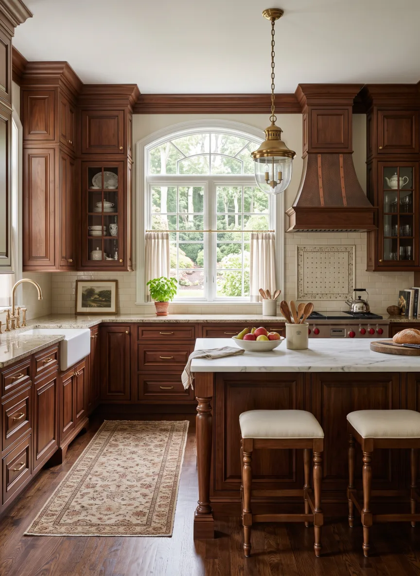 A kitchen in Traditional