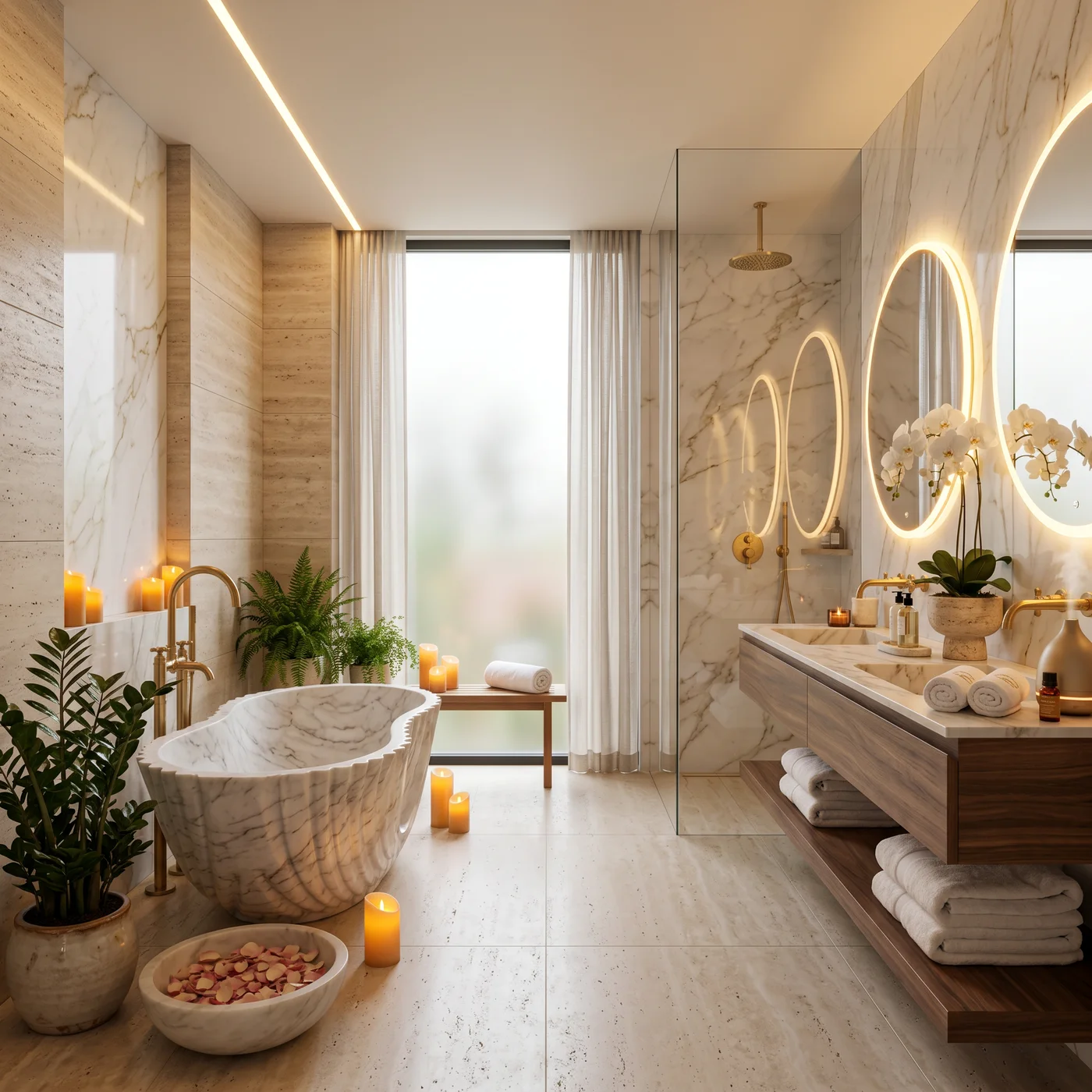 Hotel Spa Bath room designed with restylai