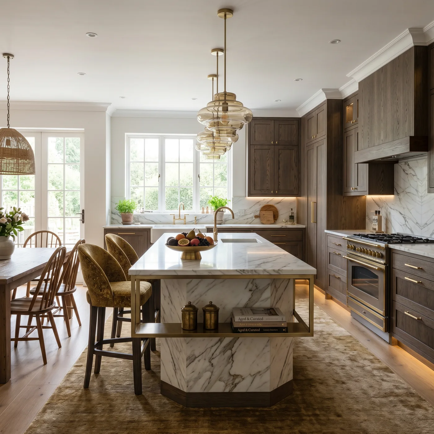 Marble Kitchen room designed with restylai